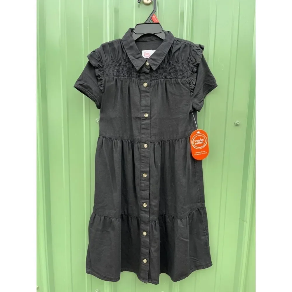 Girls Dresses Shirts & Pants 6-Piece Bundle Size M
